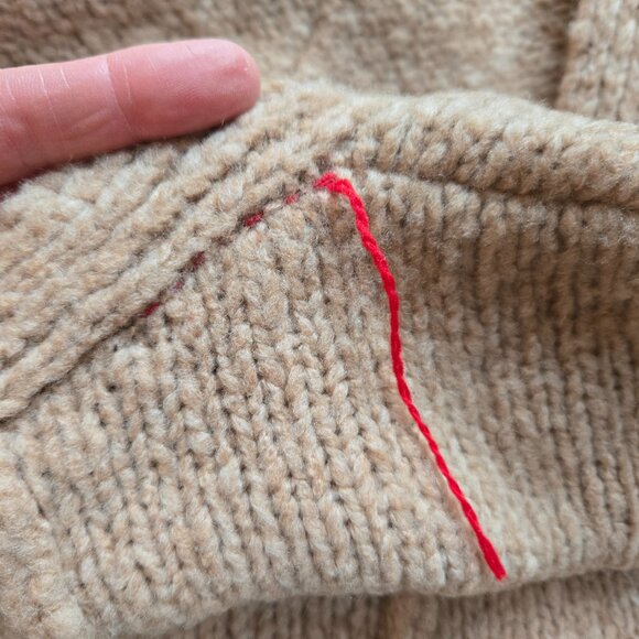 Parrish LA Wool Cashmere Cardigan Sweater Thick - Picture 11 of 12